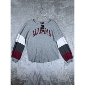 Game‎ day Couture Alabama Women's Long Sleeve Sweater Gray NWT